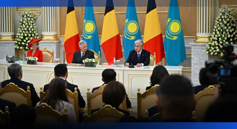 Image for Қазақстан Президенті мен Бельгия королі БАҚ өкілдеріне арналған бірлескен брифингте сөз сөйледі  